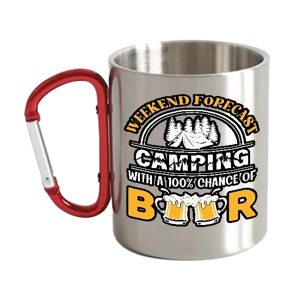 Weekend Forecast Carabiner Mug 12oz