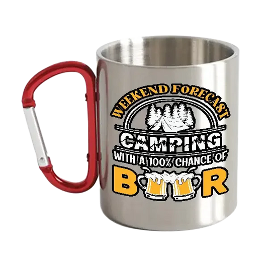 Weekend Forecast Carabiner Mug 12oz