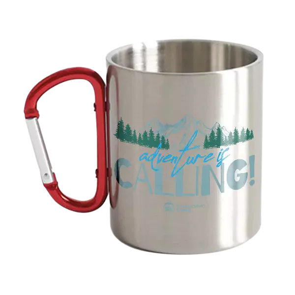 Adventure Is Calling Carabiner Mug 12oz