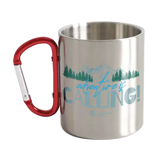 Adventure Is Calling Carabiner Mug 12oz